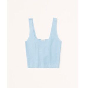 Abercrombie Elevated Knit Soft V-Neck Tank